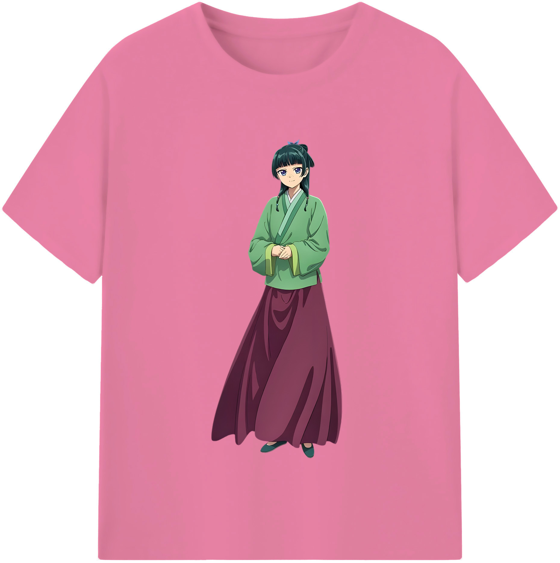 （画像用） 薬屋のひとりごと The Apothecary Diaries 綿100％半袖Tシャツ（フロントプリント）
